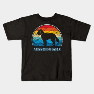 Aussiedoodle Vintage Design Dog Kids T-Shirt